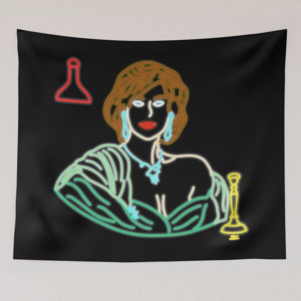 Item preview, Miss Scarlet - Neon Portrait designed and sold by SpectreSparkC.