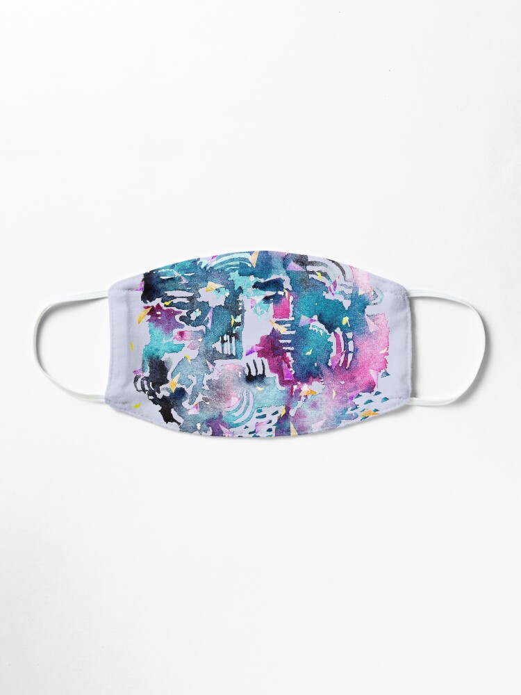 Alternate view of Night Sky Watercolor Pattern Mask