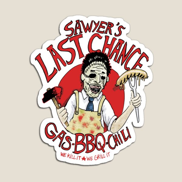 Sawyer's BBQ Magnet