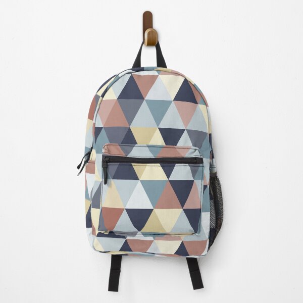 Item preview, Earth Tones and Blues Small Triangles A designed and sold by BlertaDK.