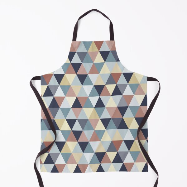 Item preview, Earth Tones and Blues Small Triangles A designed and sold by BlertaDK.