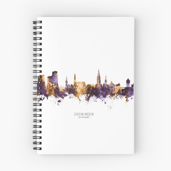 Item preview, Groningen The Netherlands Skyline designed and sold by ArtPrints.