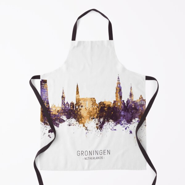 Item preview, Groningen The Netherlands Skyline designed and sold by ArtPrints.