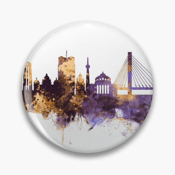 Item preview, Bucharest Romania Skyline designed and sold by ArtPrints.