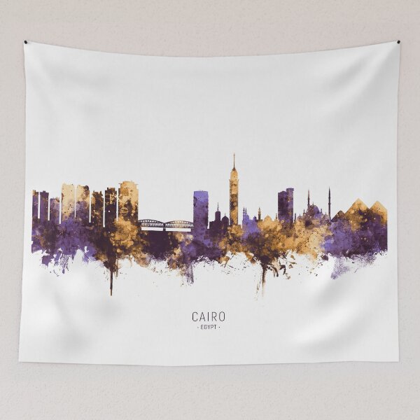 Item preview, Cairo Egypt Skyline designed and sold by ArtPrints.