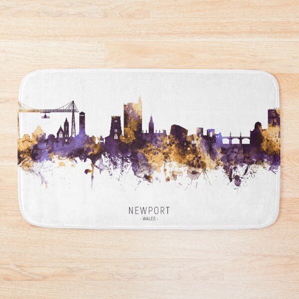 Item preview, Newport Wales Skyline designed and sold by ArtPrints.