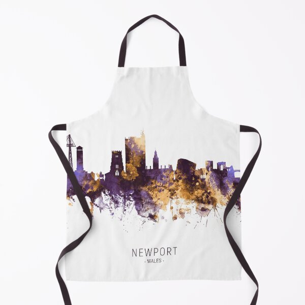 Item preview, Newport Wales Skyline designed and sold by ArtPrints.