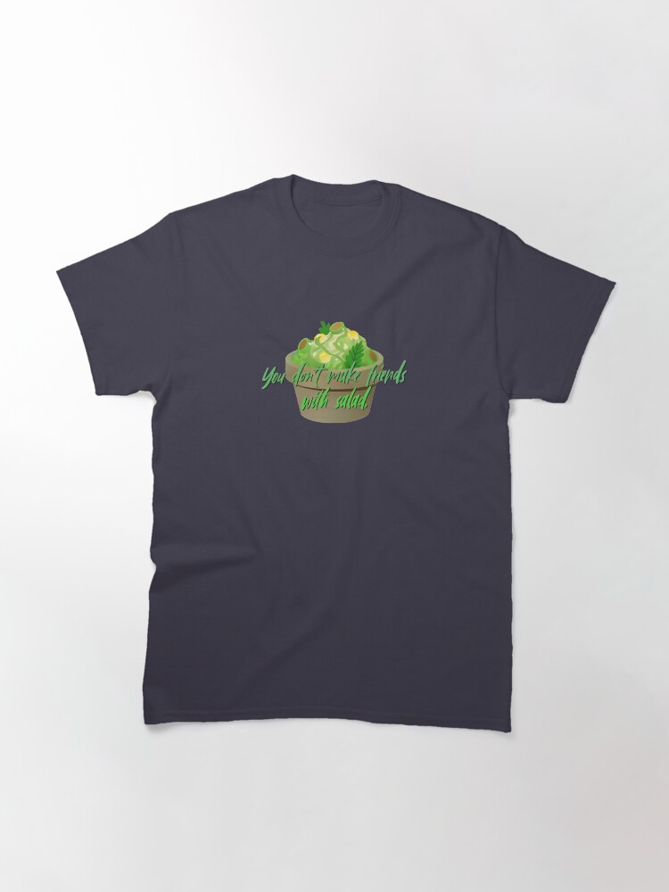 Alternate view of You Don't Make Friends With Salad - Simpsons Design Classic T-Shirt
