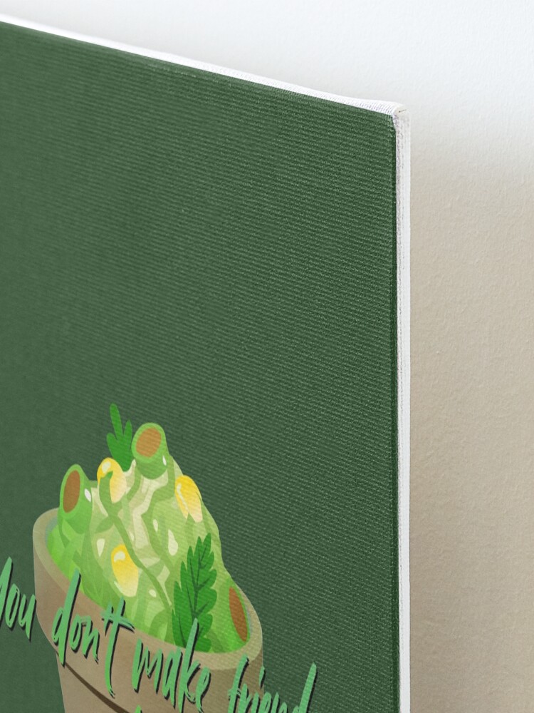 Alternate view of You Don't Make Friends With Salad - Simpsons Design Mounted Print