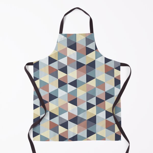 Item preview, Earth Tones and Blues Small Triangles B designed and sold by BlertaDK.