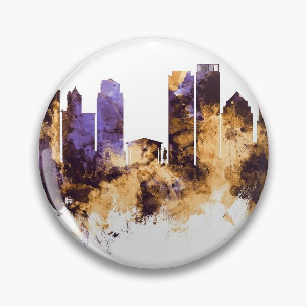 Artikelvorschau, Dayton Ohio Skyline entworfen und verkauft von ArtPrints.