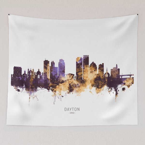 Item preview, Dayton Ohio Skyline designed and sold by ArtPrints.