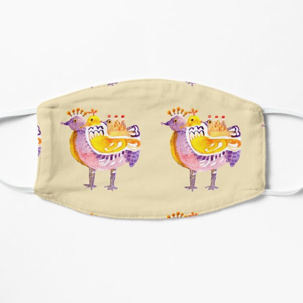 Strange Birds Flat Mask