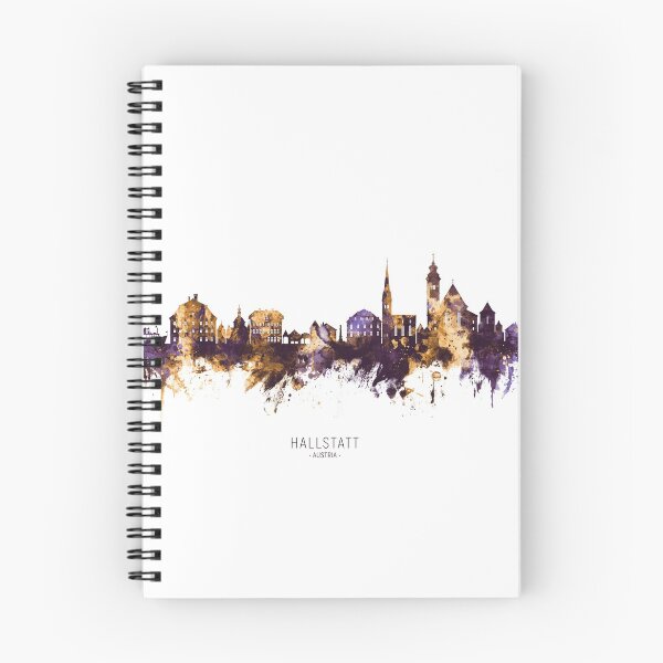 Item preview, Hallstatt Austria Skyline designed and sold by ArtPrints.