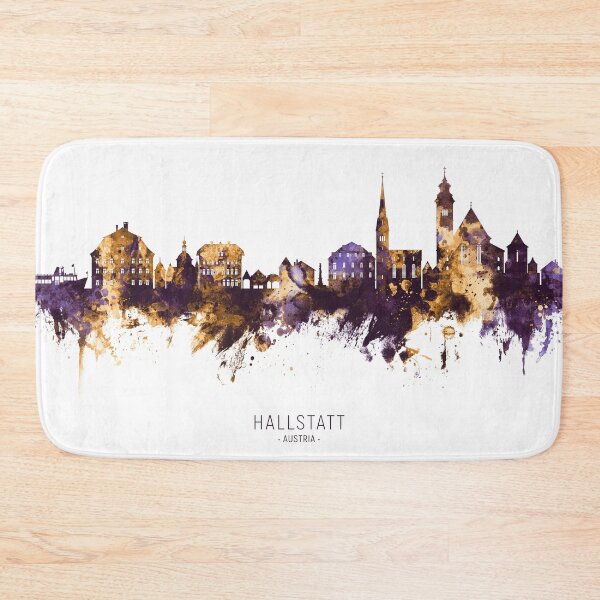 Item preview, Hallstatt Austria Skyline designed and sold by ArtPrints.