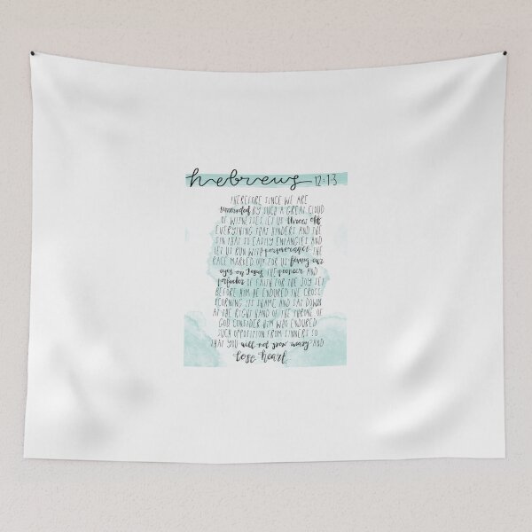 Item preview, PERSEVERANCE - Hebrews 12:1-3 designed and sold by printsbymaree.