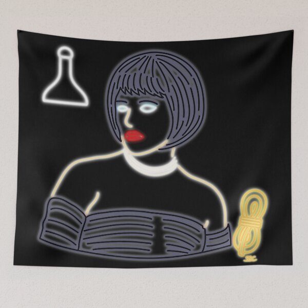 Item preview, Mrs. White - Neon Portrait designed and sold by SpectreSparkC.