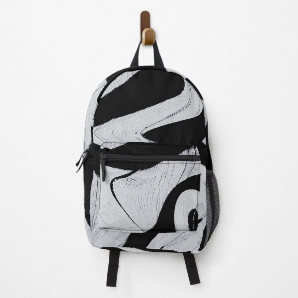 Item preview, Black and White Fluid Abstract designed and sold by Sanskrati.