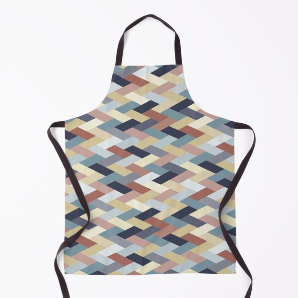 Item preview, Earth Tones and Blues Geometry IB (small pattern) designed and sold by BlertaDK.