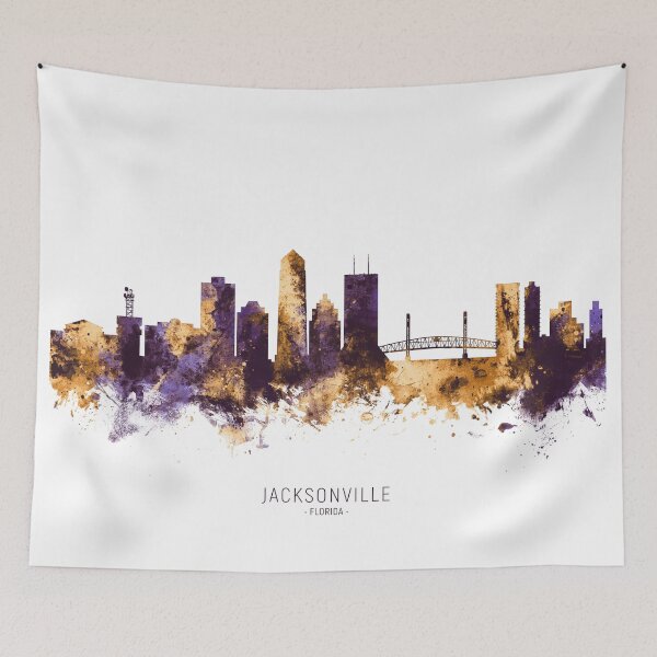 Artikelvorschau, Jacksonville Florida Skyline entworfen und verkauft von ArtPrints.