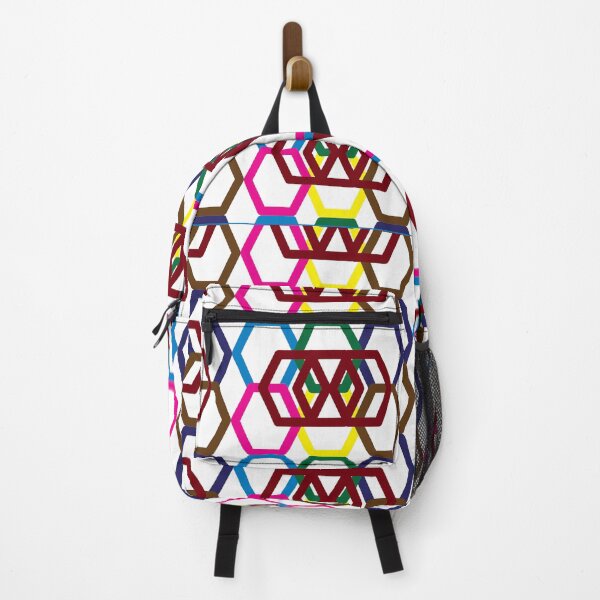 Item preview, Hexagon multi colour pattern designed and sold by SueSakpal.