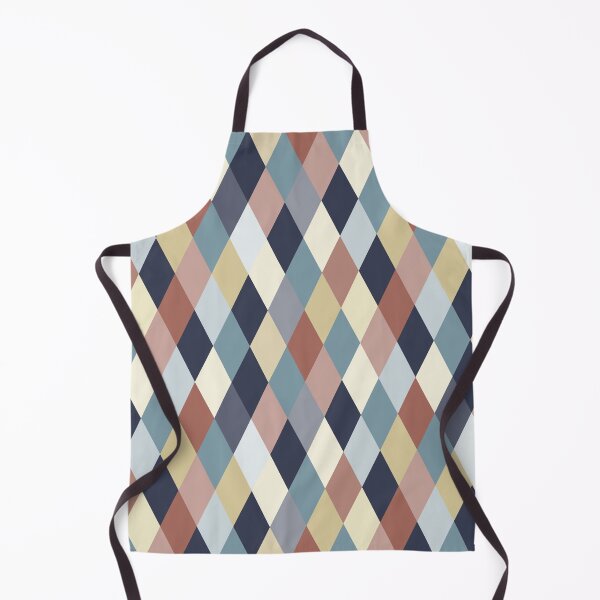 Item preview, Earth Tones and Blues Geometry IIA (small pattern) designed and sold by BlertaDK.