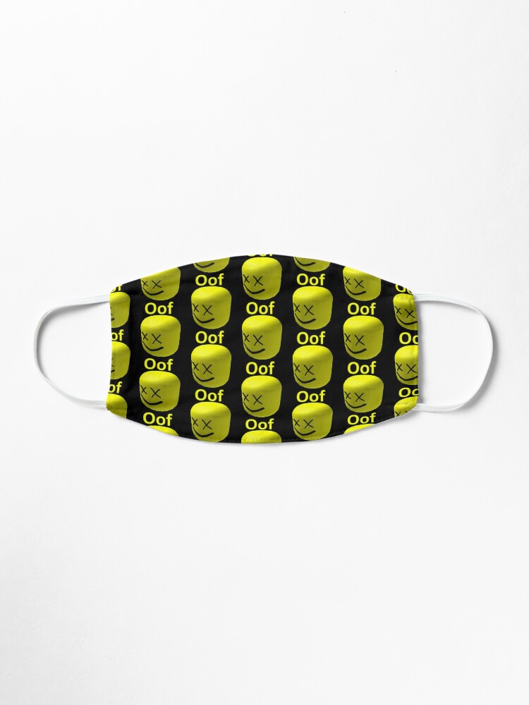 Roblox Oof Face Mask Mask By Supradon Redbubble - oof ball roblox
