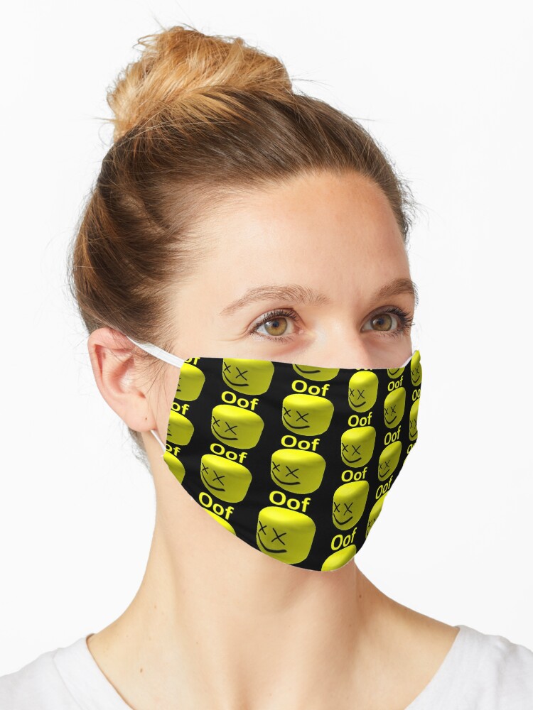 Roblox Oof Face Mask Mask By Supradon Redbubble - images of roblox faces red cheeks