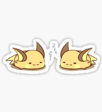 Raichus Asleep Sticker