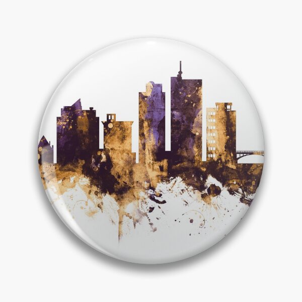 Item preview, Cedar Rapids Iowa Skyline designed and sold by ArtPrints.