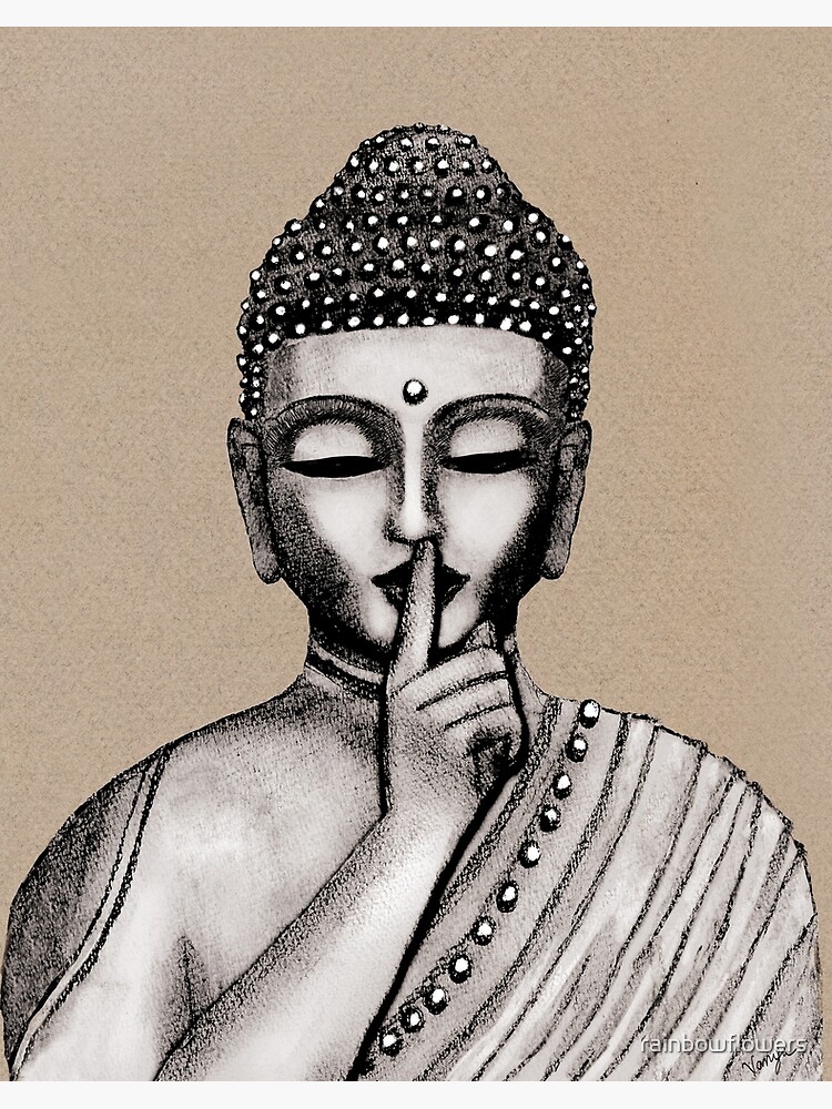 half face buddha#pencil sketch - Samsung Members