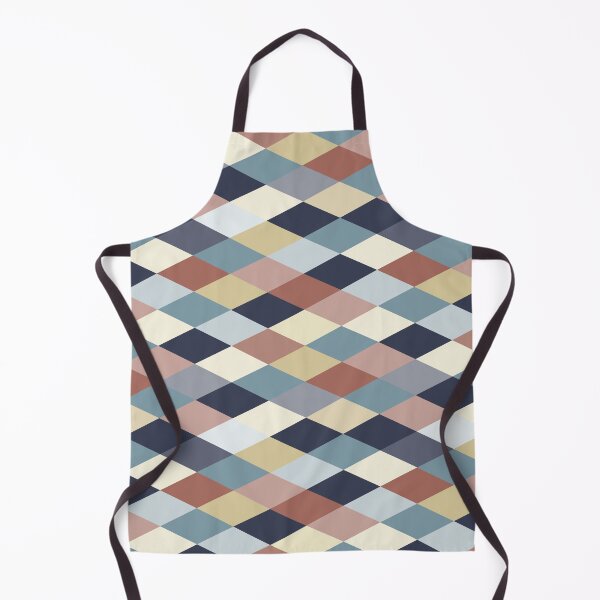 Item preview, Earth Tones and Blues Geometry IIB (small pattern) designed and sold by BlertaDK.