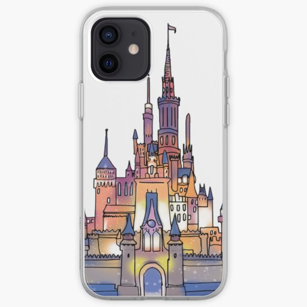 Watercolor Castle iPhone Soft Case