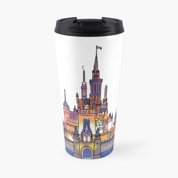 Watercolor Castle Travel Mug