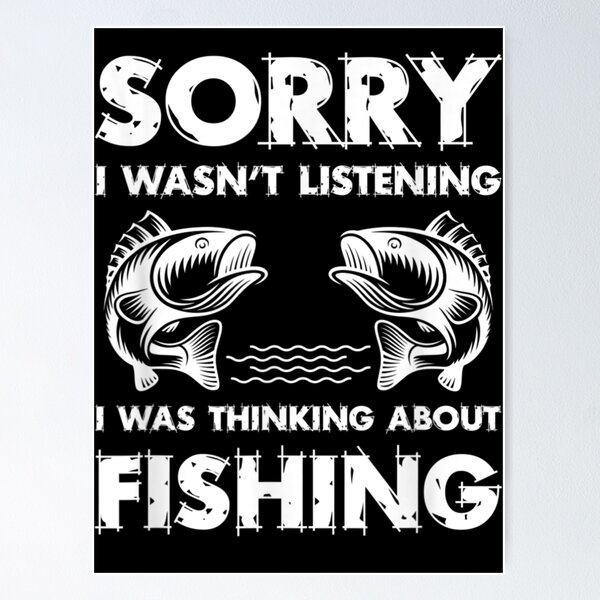  LIDEPECA Funny Fishing Hat Sorrys I Wasn't Listening I