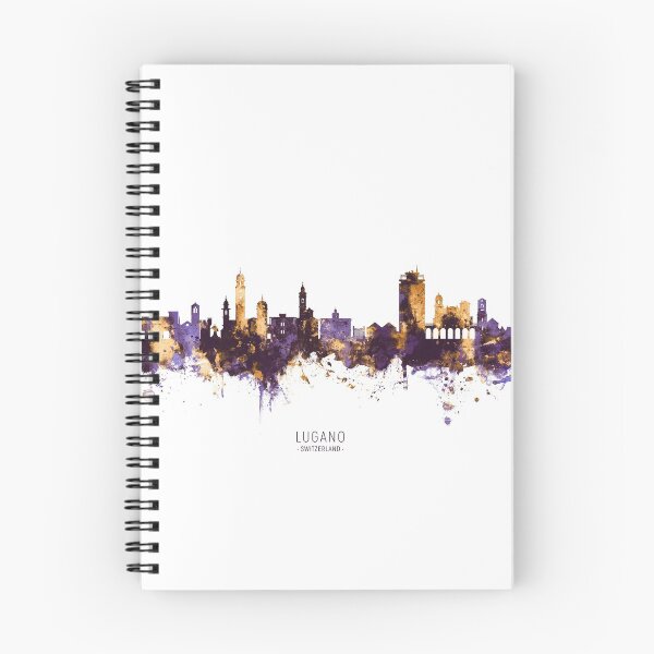 Item preview, Lugano Switzerland Skyline designed and sold by ArtPrints.