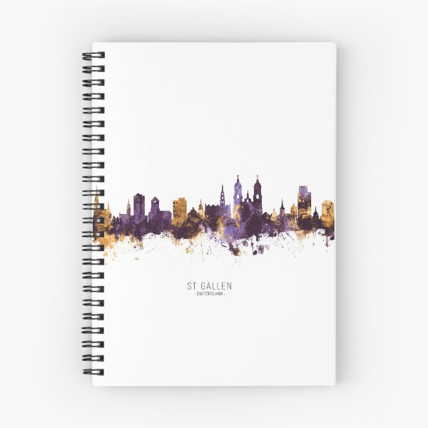 Artikelvorschau, St Gallen Switzerland Skyline entworfen und verkauft von ArtPrints.