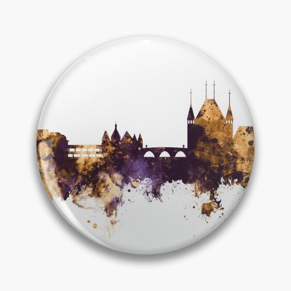 Item preview, Thun Switzerland Skyline designed and sold by ArtPrints.