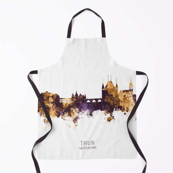 Item preview, Thun Switzerland Skyline designed and sold by ArtPrints.