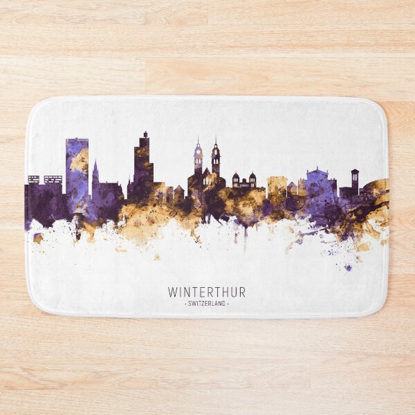 Item preview, Winterthur Switzerland Skyline designed and sold by ArtPrints.