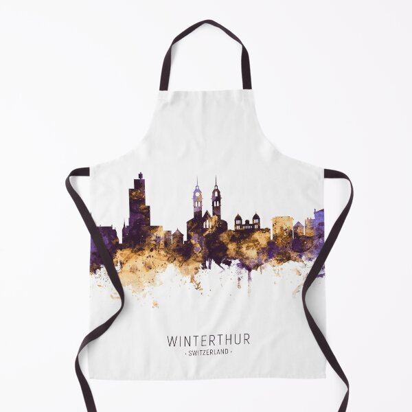 Item preview, Winterthur Switzerland Skyline designed and sold by ArtPrints.