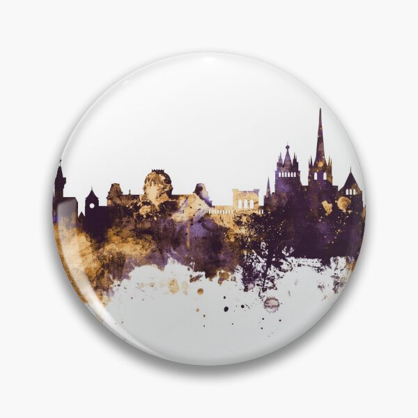Item preview, Lausanne Switzerland Skyline designed and sold by ArtPrints.