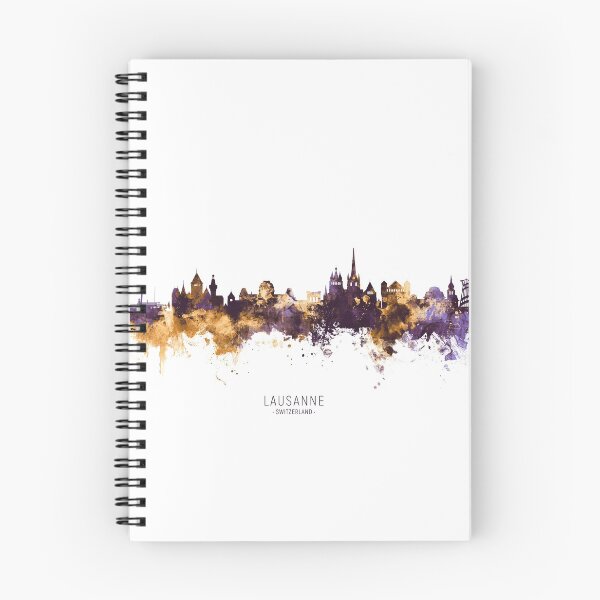 Item preview, Lausanne Switzerland Skyline designed and sold by ArtPrints.