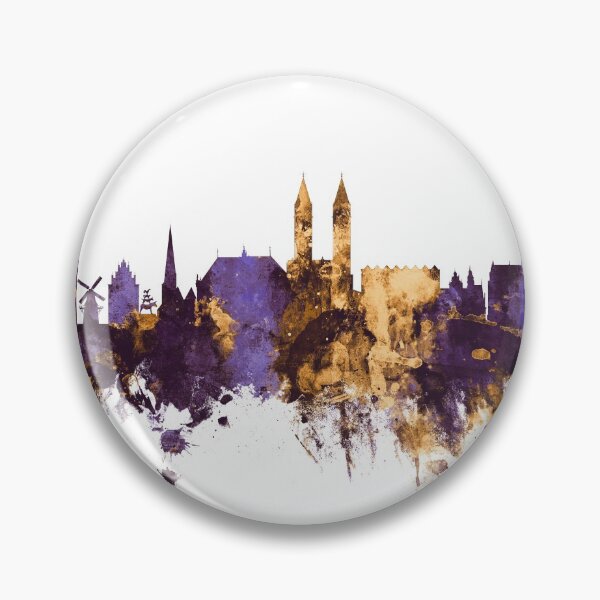 Item preview, Bremen Germany Skyline designed and sold by ArtPrints.