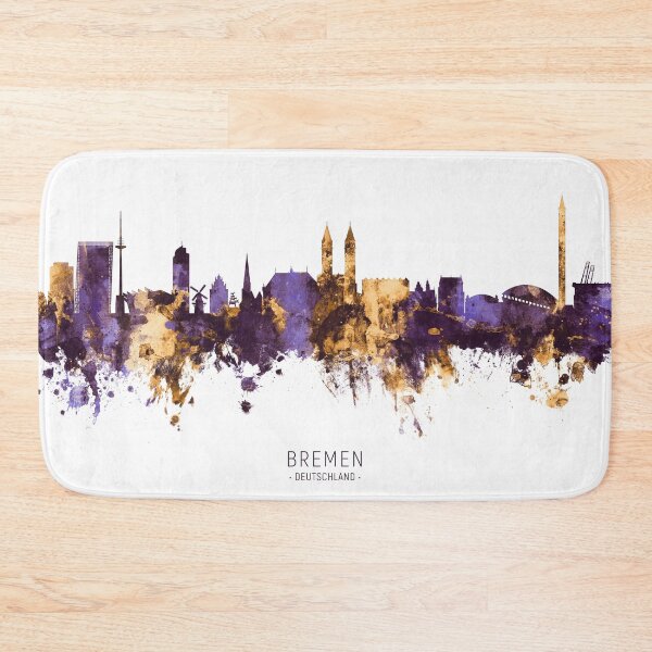 Item preview, Bremen Germany Skyline designed and sold by ArtPrints.