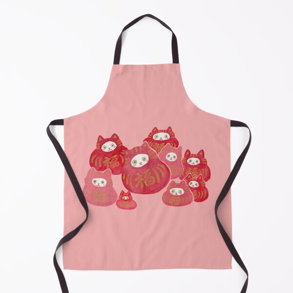 Item preview, Good Luck Cat Darumas designed and sold by Leafbear Studio.
