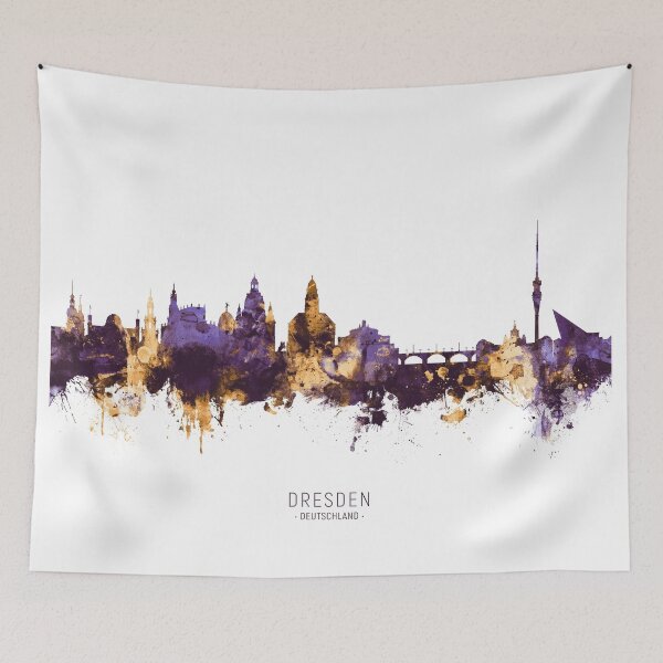 Item preview, Dresden Germany Skyline designed and sold by ArtPrints.