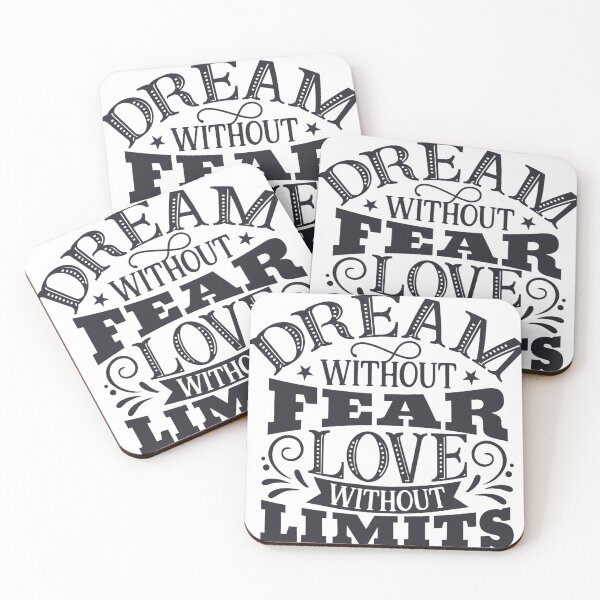 Item preview, "Dream without fear, love without limits" designed and sold by Iamstar.