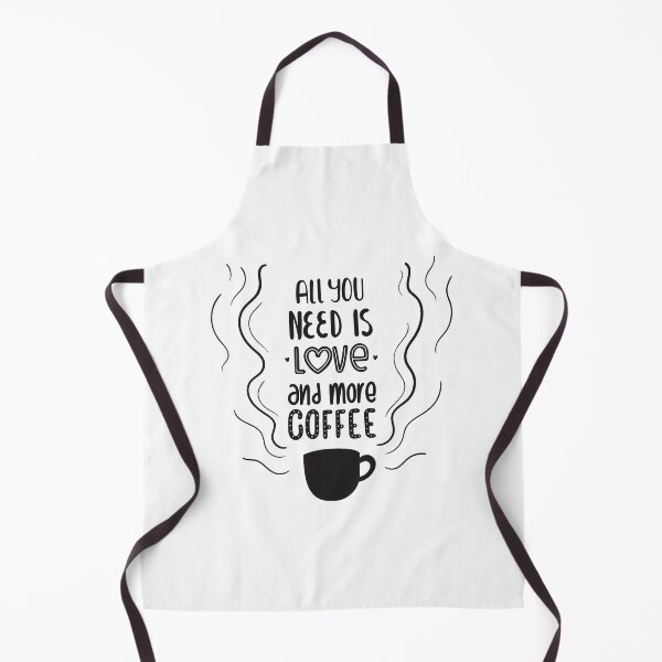 Aperçu de l'œuvre Tout ce dont tu as besoin c'est d'amour et plus de café créée et vendue par Artem-design.