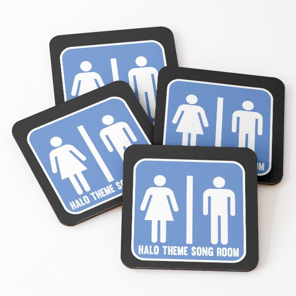 Item preview, Halo Theme Song Bathroom Meme designed and sold by Daytone.